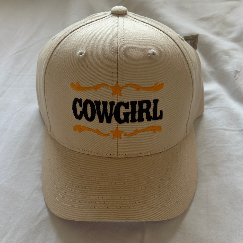 KBETHOS Tan Cap with Black Embroidery